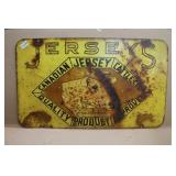 Canadian Jerseys Cattle Metal Sign