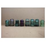 Early Glass Telephone Insulator Collection
