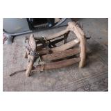 Primitive Wooden Saddle
