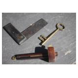 Early Measure Tools & Brass Key