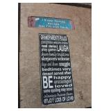 2 Rustic Signs