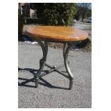 Oak & Iron Table