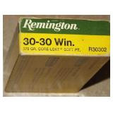 20 RDS. - REM. 30-30 WIN. CAL. 170 GR. SOFT POINT