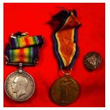 WW1 CANADIAN MEDAL LOT
