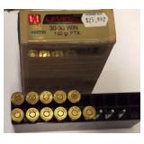 16 RDS. - HORNADY- FED &C I L  -- 30- 30 WIN. CAL