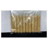 *(10) Gold Flakes Vials, we cannot test, so if