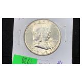 1954-D Silver Franklin Half Dollar high grade