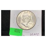 1954-S Silver Franklin Half Dollar high grade