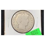 1906-S Silver Barber Half Dollar