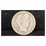1910-S Silver Barber Half Dollar