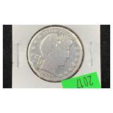 1902 Silver Barber Half Dollar