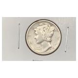 1945-S Micro-S Silver Mercury Dime