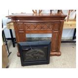 Dimplex Electric Fireplace Insert with Wood Mantel