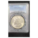 1881 PCGS MS62 Silver Morgan Dollar