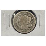 1873 Three Cents Nickel