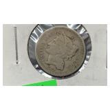 1867 Three Cents Nickel