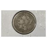 1881 Three Cents Nickel