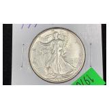 1941-D Silver Walking Liberty Half Dollar higher