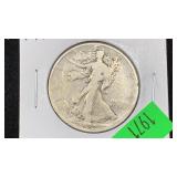 1927-S Silver Walking Liberty Half Dollar
