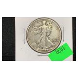 1942-S Silver Walking Liberty Half Dollar