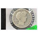 1906 Silver Barber Half Dollar