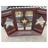 23x31 Faux Primitive Style Window Decor