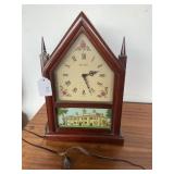 Herschede Mantel Clock with Wood Veneer Case