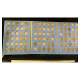 Lincoln Cents Folder #1 1909-1940-S, not complete