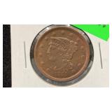 1841 Large Cent higher grade