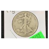 1936-S Silver Walking Liberty Half Dollar