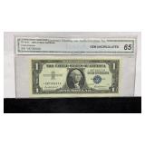 Cert. Currency 1957 $1 *Star* Silver Certificate