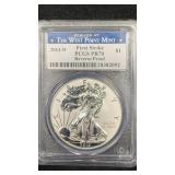 2013-W PCGS PR70 Reverse Proof Silver Eagle 1oz