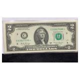 Currency UNC 2017-A $2 *Star* Federal Reserve