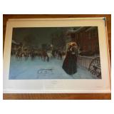 Mort Kunstler Lithograph 'Wayside Farewell', 1995