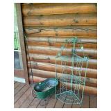 Metal Plant Stand and Decorative Planter