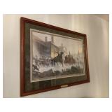 Mort Kunstler Print 'Shenandoah Sunrise,' Framed