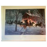Mort Kunstler Print 'The Fairfax Raid,' Signed, Nu