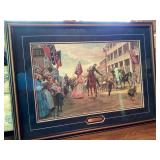 Framed Print 'Jackson Entering Winchester' by Mort