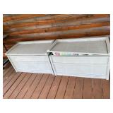 Plastic Outdoor Storage Benches