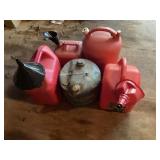 Fuel Cans with Funnels