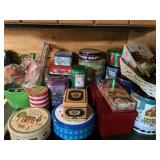 Decorative Tin Storage Containers