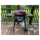 Three-Burner Propane Gas Grill with Side Shelves