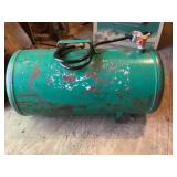 Green Portable Air Tank with Pressure Gauge