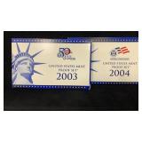 2003-S & 2004-S US Proof (2) Sets