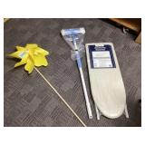 Tabletop Ironing Board, Lint Roller, and Pinwheel