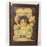 Wooden Coca-Cola Advertisement Display, 24x36