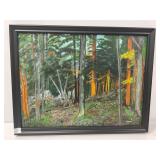 Framed Landscape Painting, Signed Kay Caldwell