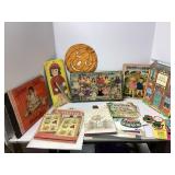 Vintage Collection of Toys, Books, and Ephemera