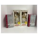 Animated Angel Figures and Silver Ornament Holders