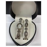 Marcelo Silver-Tone Watch and Bracelet Set